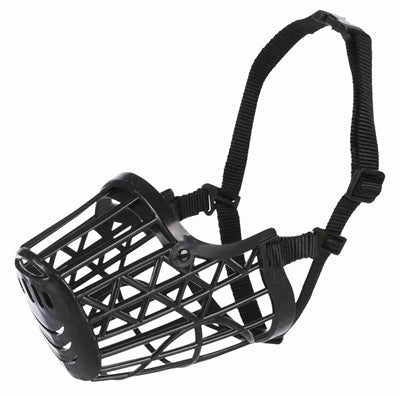 Trixie bozal plastico negro