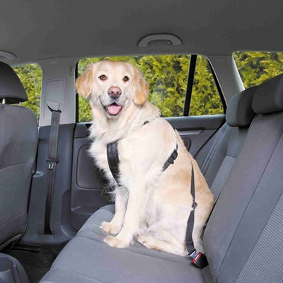 Trixie arnés para perros de coche con cinturón negro