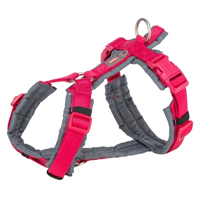 Trixie arnés para perros premium trekking gris fucsia