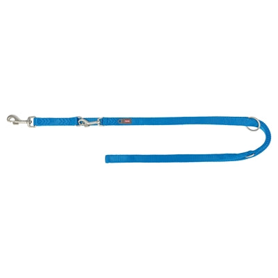 Trixie Correa para perros premium ajustable con doble costura azul real