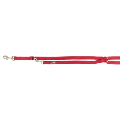 Trixie Correa para perros premium ajustable con doble costura roja