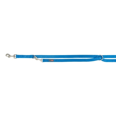 Trixie Correa para perros premium ajustable con doble costura azul real