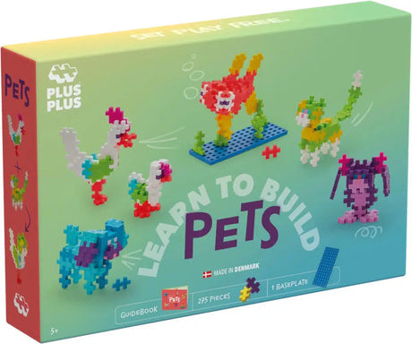 Plus-plus aprende a construir animales set de construcción de 275 piezas - 3962 - juguetes de construcción - juguetes de construcción - set con bloques de construcción - a partir de 5 años