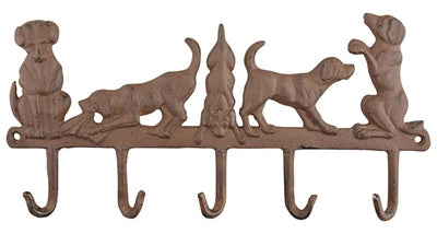 Colgante 5 perro fundido de hierro