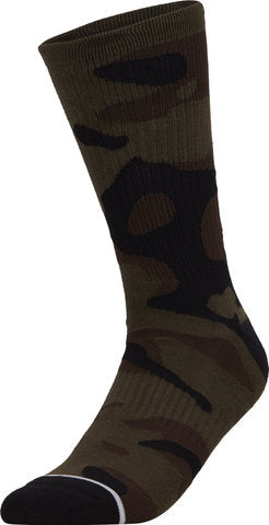 Calcetines con diseño de camuflaje de zorro y cabeza de zorro