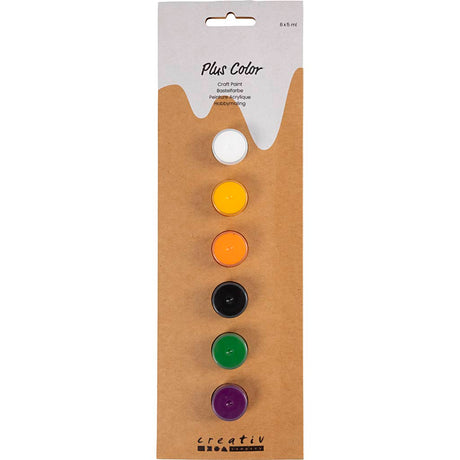 Creativ company plus color pintura acrílica colores halloween - 6x5ml.