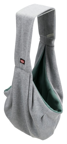 Trixie bolso para perros junior vientre gris claro verde menta