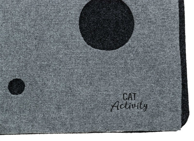 Trixie alfombra gato actividad aventura gris