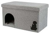 Trixie casita para gatos Kimy gris