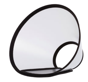 Trixie collar protector con velcro de plástico transparente