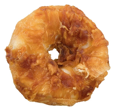Soy denta divertida masticar pollo anillo