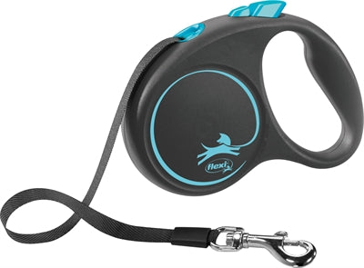Cinta flexi retractil linea diseño negro azul