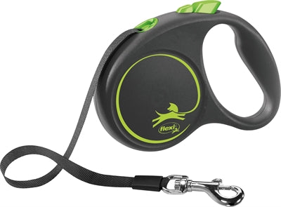 Cinta flexi retractil linea diseño negro verde