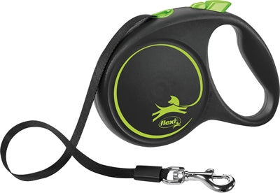 Cinta flexi retractil linea diseño negro verde