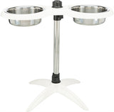 Trixie Feeding Standard Dog Bar Melamine Acero inoxidable Blanco