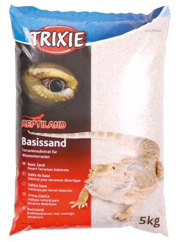 Trixie arena reptiland básica para terrarios desérticos blanca