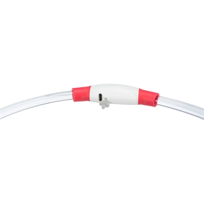 Trixie collar luminoso flash USB recargable TPU rojo
