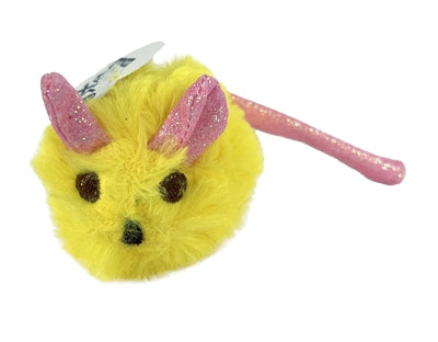 Fofos ratón de peluche con cola de purpurina
