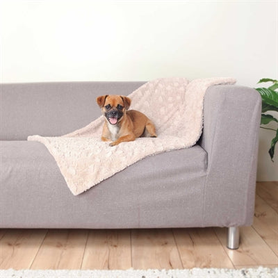 Trixie manta para perros acogedora lana beige