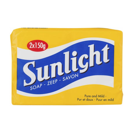 Jabón solar en pastilla 2x150gr puro suave