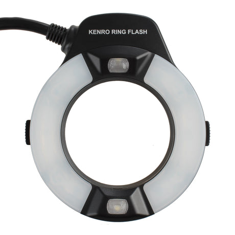 Flash anular macro Kenro TTL KFL201C para Canon