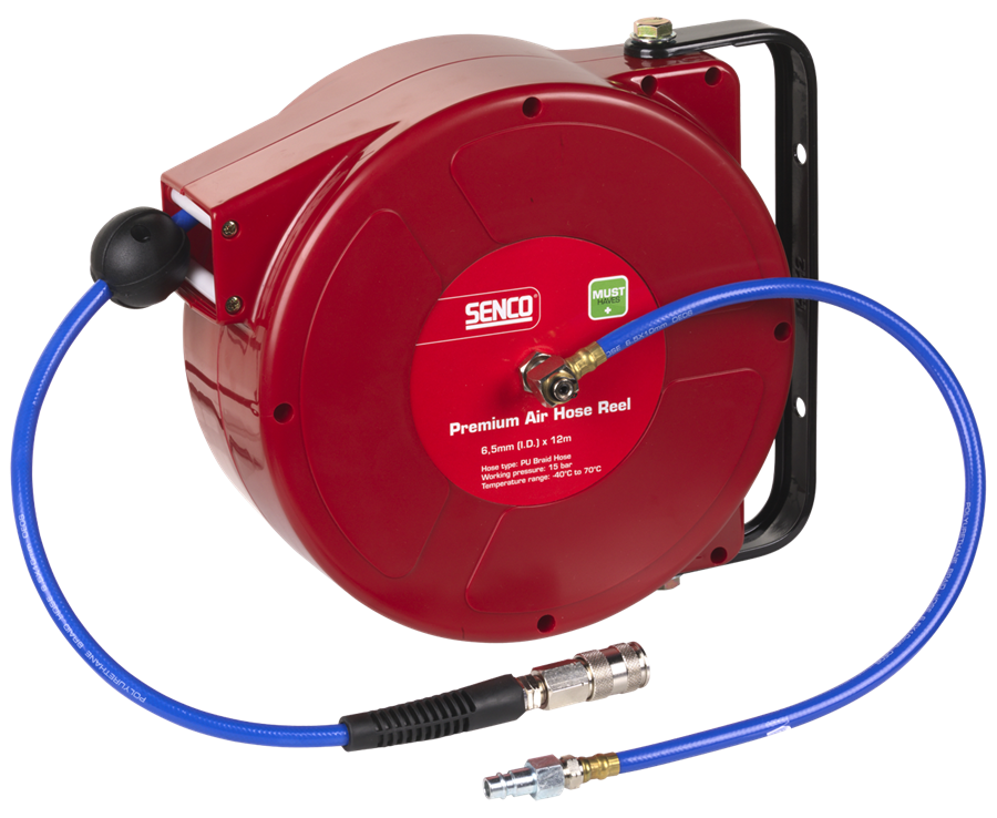 Enrollador manguera Senco 10mm 12mtr.