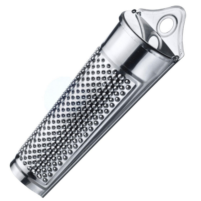 Rallador de nuez moscada Westmark, con compartimento para nuez moscada, longitud: 15 cm, acero inoxidable, plateado, 11532270