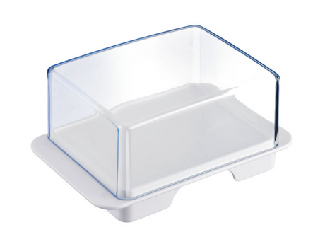 Mantequera exclusiva Westmark de plástico blanco 14,3x9,4x6,4cm