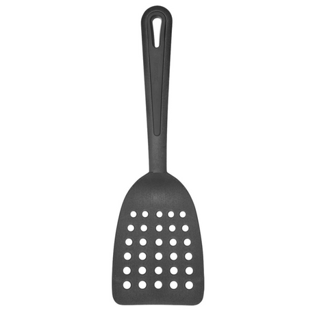 Espátula Westmark, superficie de apoyo ancha y borde aplanado especial, plástico, suave, negro, 28372270
