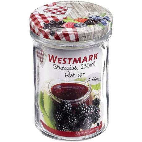 Westmark tarro mermelada cristal 230 ml 6,6 cm