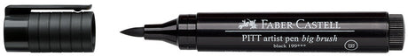 Faber-castell pincel - pluma de dibujo - pitt artista pluma - pincel grande - 199 negro - fc-167699
