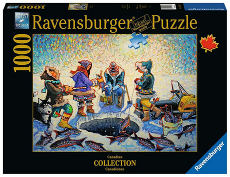 Ravensburger rompecabezas de pesca en hielo 1000 piezas