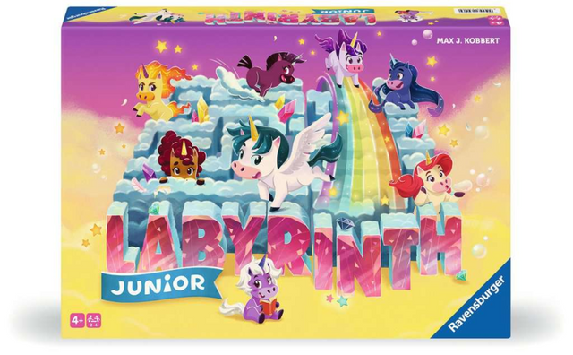 Ravensburger - unicornio laberinto junior - juego de mesa - 2-4 jugadores