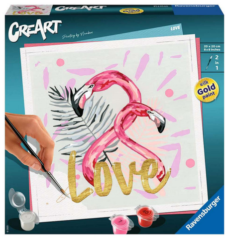 Ravensburger pintura por números ravensburger creart pintura por números - amor