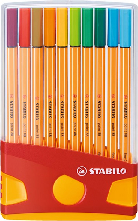 Stabilo point 88 - fineliner - colorparade - juego de 20 piezas
