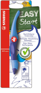 Stabilo easyoriginal - rollerball ergonómico - diestro - tinta azul - recargable - azul
