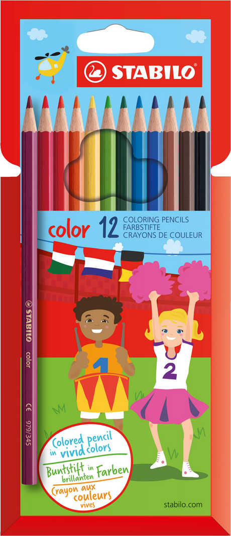 Stabilo color - lápiz de color - juego de 12 piezas