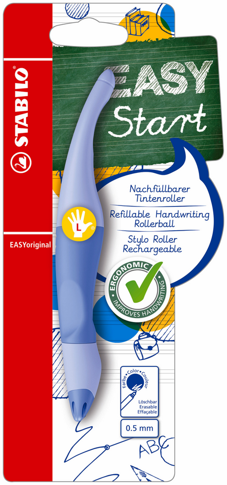 Stabilo easyoriginal bolígrafo para zurdos airy azul