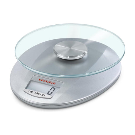 Báscula de cocina Soehnle roma - digital - precisión de 1 gramo - hasta 5 kg - plateada