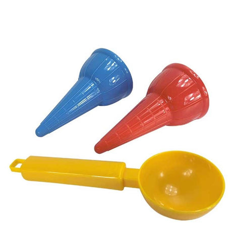 Moldes de arena para helado de lena set 3 piezas.