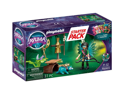 Playmobil Ayuma Starter Set Hada Caballero con Mapache - 70905