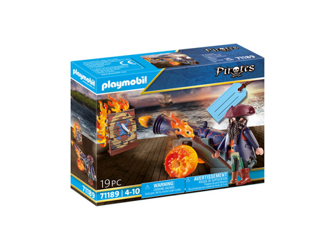 Playmobil set de regalo pirata con cañón - 71189
