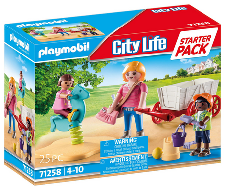 Playmobil pack inicial educador con carrito de mano - 71258