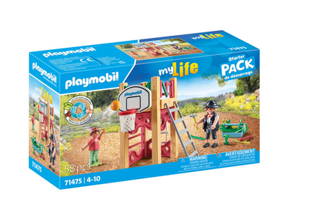 Playmobil starter pack carpintero camino al trabajo - 71475