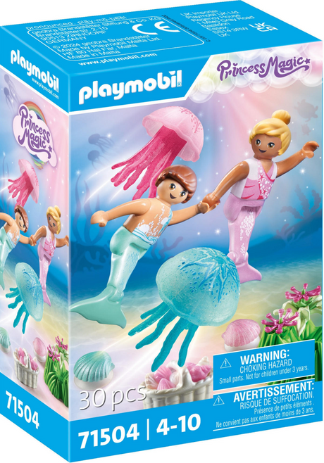 PlayMobil Princess Magic Mermaidchildren con medusas - 71504