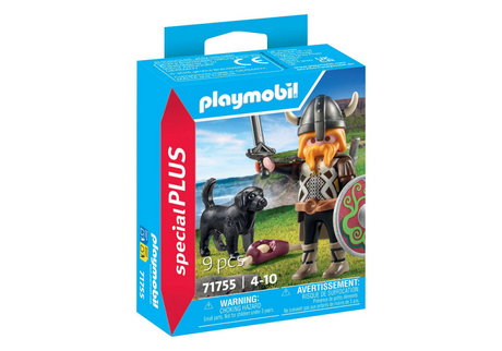 Playmobil especial plus vikingo con perro guardián 71755