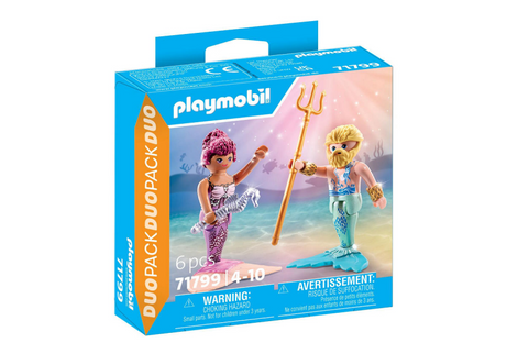 Playmobil 71799 sirena y tritón | 2 piezas