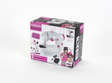 Máquina de coser para niños Klein Toys Fashion Passion - incl. todos los suministros - blanco rosa
