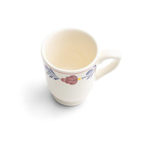 Taza boerenbont a pie mazagran caja de 6 piezas loza 330ml
