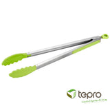Tepro 8344 pinzas para barbacoa acero inoxidable verde